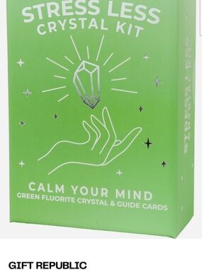 New Gift Republic Stress Less Crystal Kit - Green
